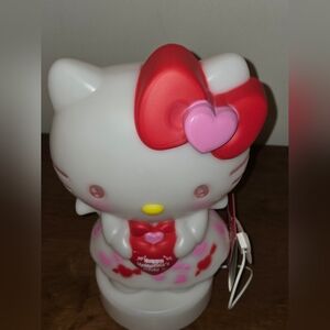 Hello Kitty Lamp with Red and Pink Accents
